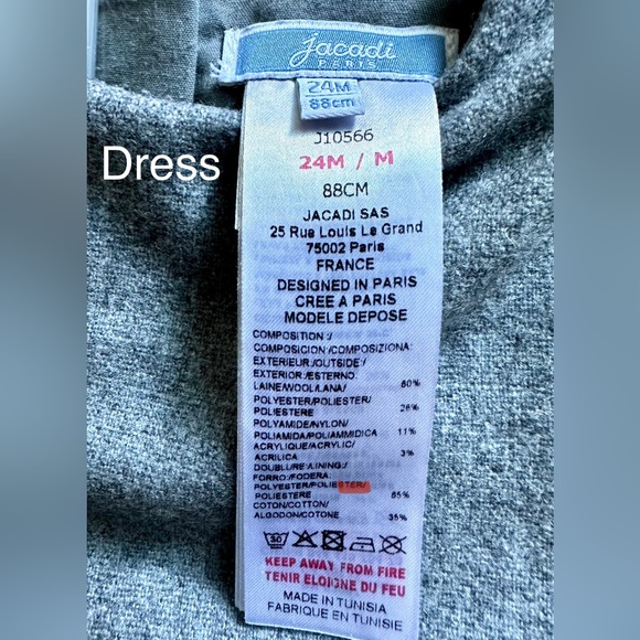 Fancy 3 pieces Jacadi ensemble - Picture 5 of 5